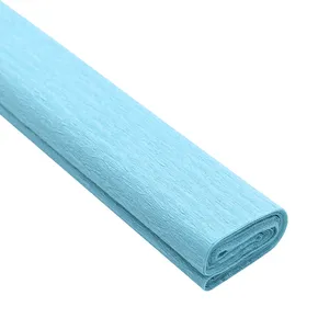 Égszínkék krepp papír